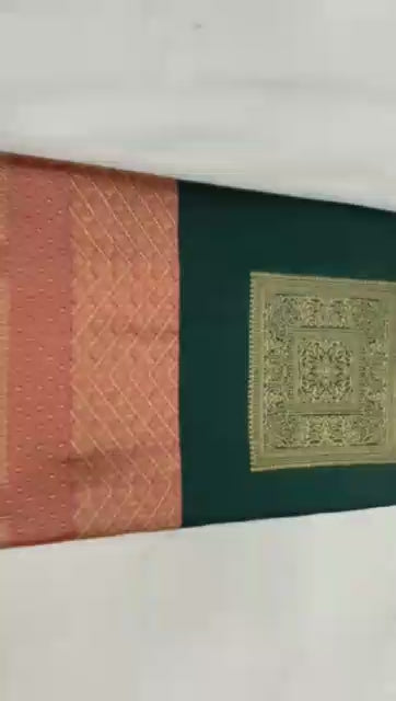 Majestic Lichi Aura  Luxurious Soft Lichi Silk Saree with Rich Pallu & Intricate All-Over Jacquard Work