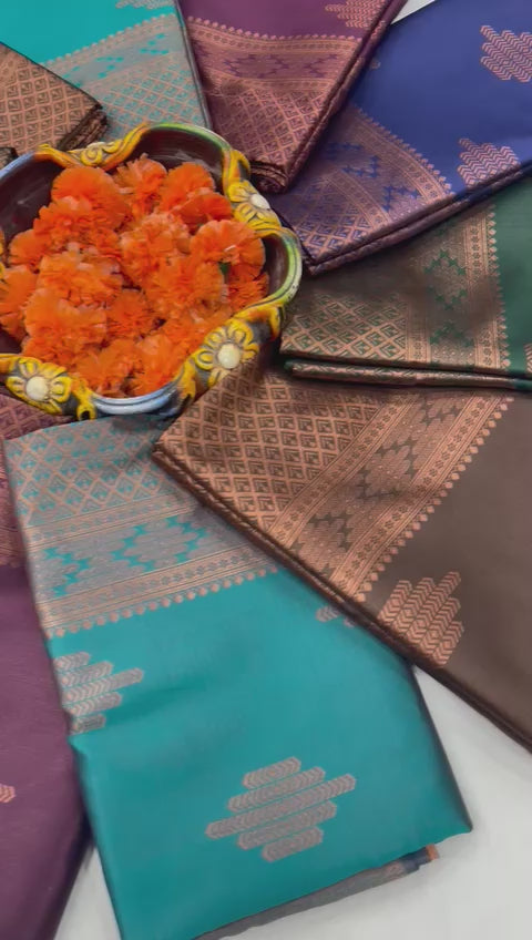 Lichi Silk Grace Soft Lichi Silk Saree with Rich Pallu & All-Over Jacquard Work