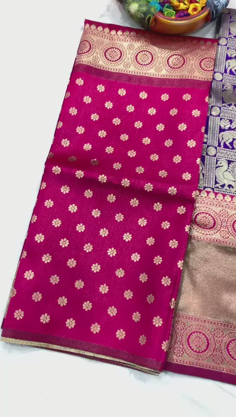 Kanjivaram Silk Zari Lehenga with Banarasi Silk Dupatta & Blouse