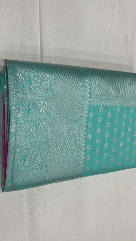 Soft Lichi Silk Saree with Rich Pallu & Jacquard Work